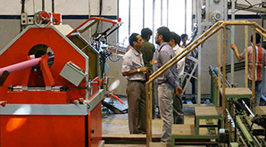  В 2015 г. мы совершили установку и пуско-наладочные испытания полностью укомплектованной линии по производству бумажных труб DTY в Индии